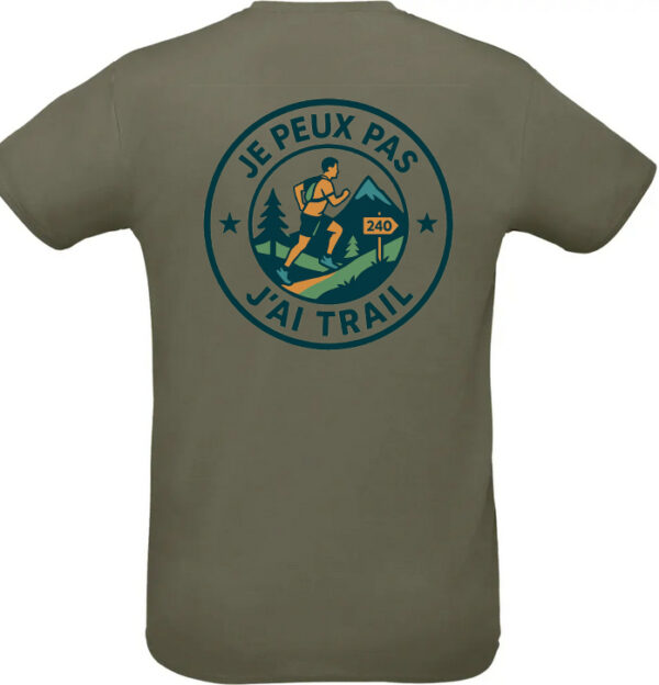 T-shirt Je peux pas, j’ai trail – Image 11
