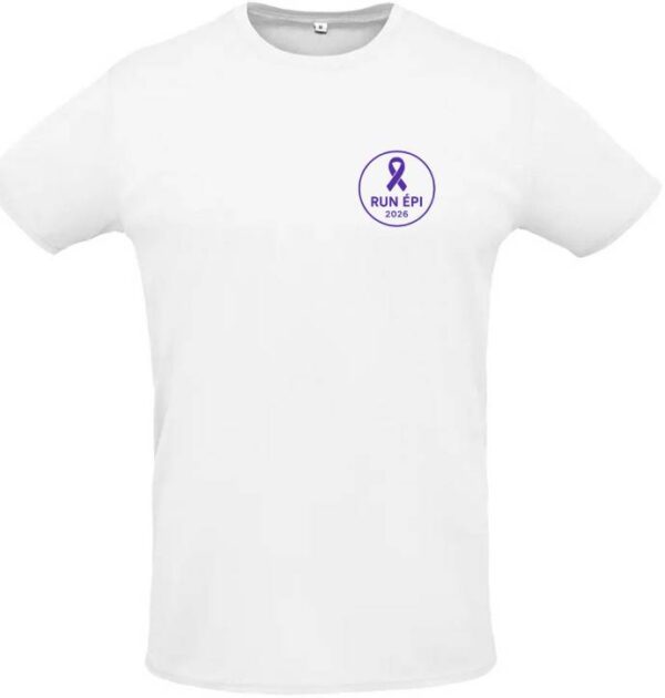 T-shirt officiel Run Épi 2026 – Course contre l’épilepsie – Image 2