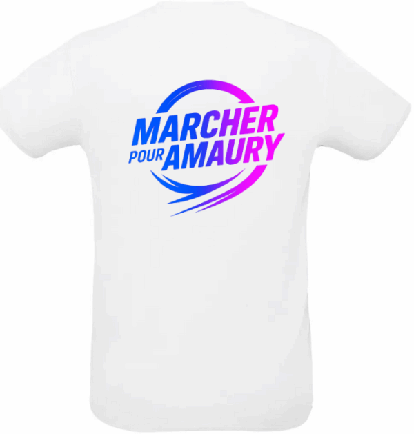 T-shirt Marcher pour Amaury – Groupe Strava