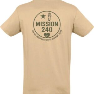 T-shirt officiel Mission 240 – Collector solidaire