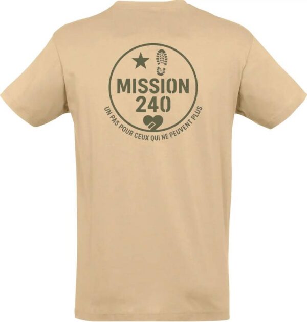 T-shirt officiel Mission 240 – Collector solidaire