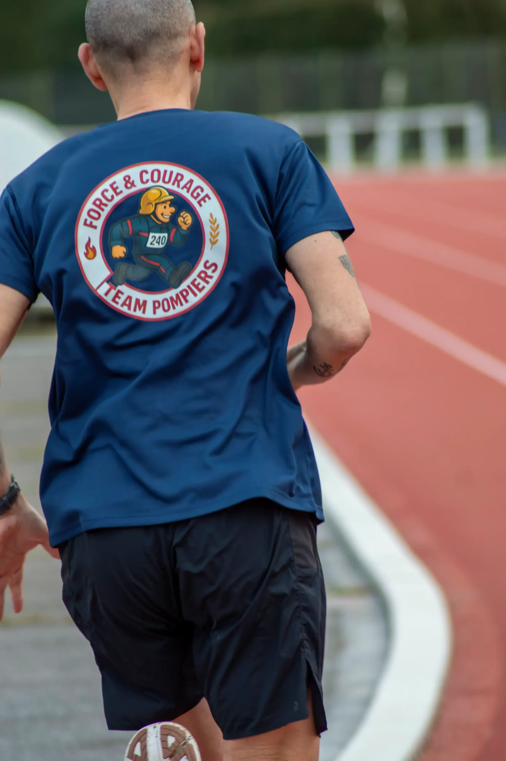 T-shirt Team Pompiers