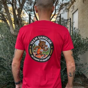 T-shirt Team Sanglier – "On charge les kilomètres"