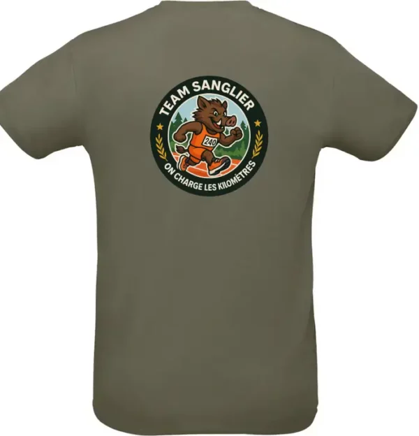 T-shirt Team Sanglier – "On charge les kilomètres" – Image 13