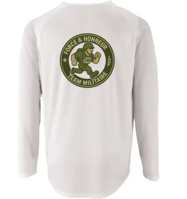 T-shirt manches longues – Team Militaire – Image 2