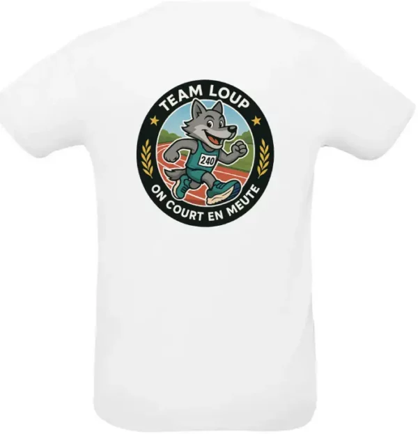 T-shirt Team Loup – "On court en meute" – Image 12
