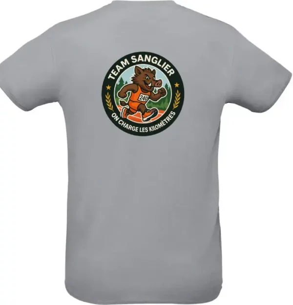 T-shirt Team Sanglier – "On charge les kilomètres" – Image 11