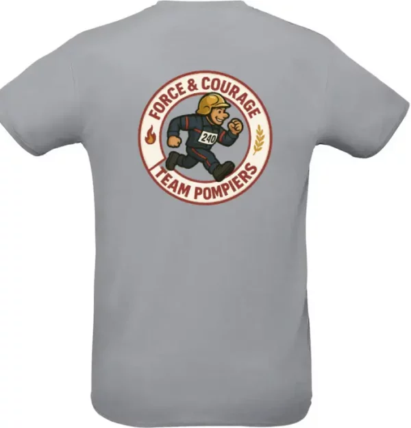 T-shirt Team Pompiers – Image 3