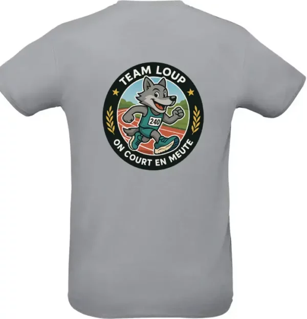 T-shirt Team Loup – "On court en meute" – Image 11