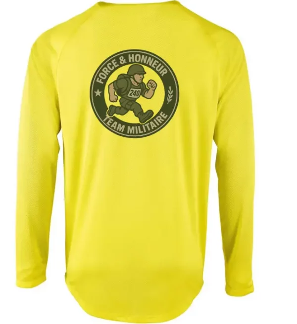 T-shirt manches longues – Team Militaire – Image 3