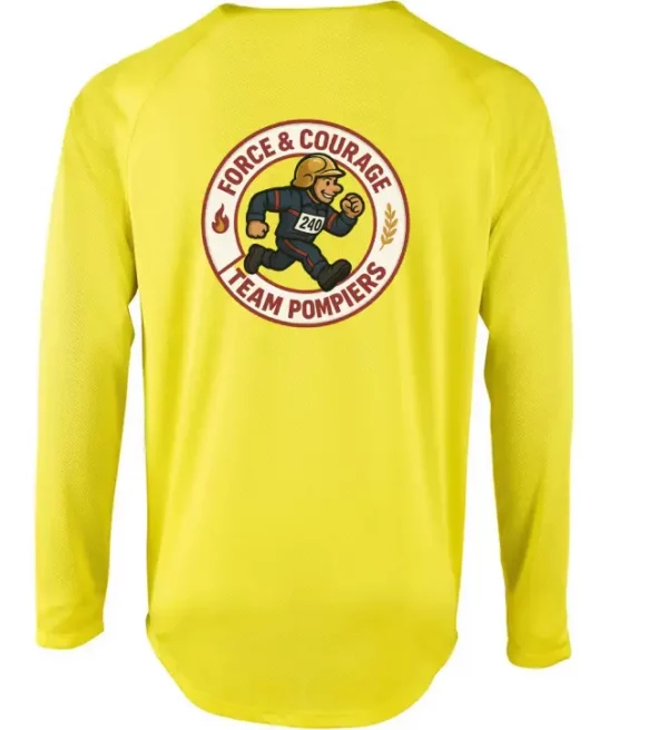 T-shirt manches longues – Team Pompiers – Image 8
