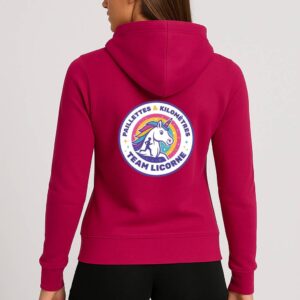Hoodie Team Licorne – Paillettes & Kilomètres