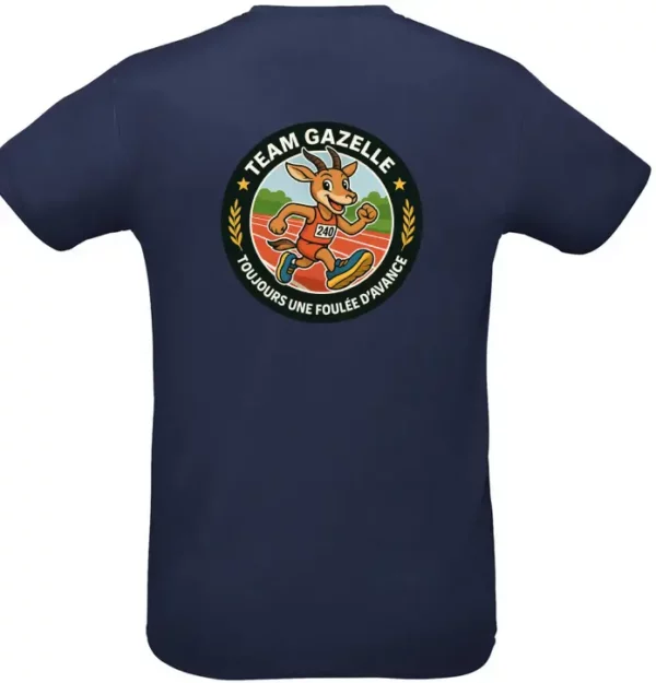 T-shirt Team Gazelle – "Toujours une foulée d’avance" – Image 8