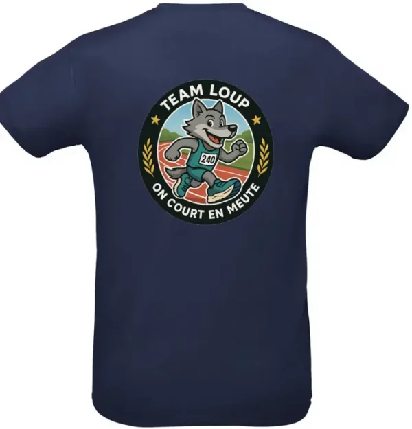 T-shirt Team Loup – "On court en meute" – Image 9