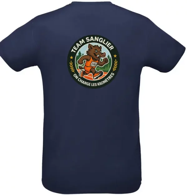 T-shirt Team Sanglier – "On charge les kilomètres" – Image 9