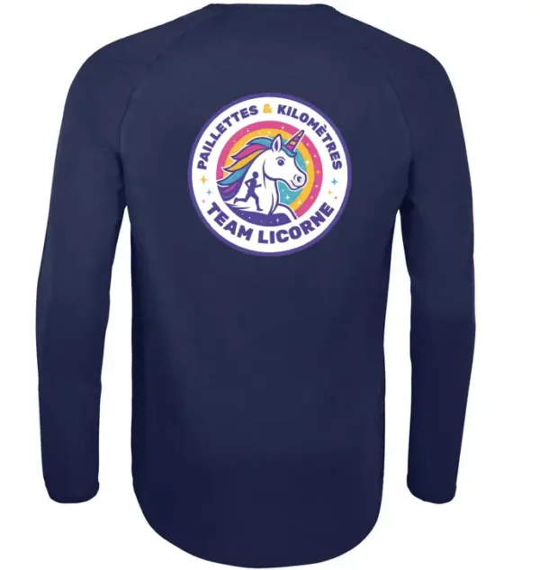 T-shirt manches longues – Team Licorne – Image 3