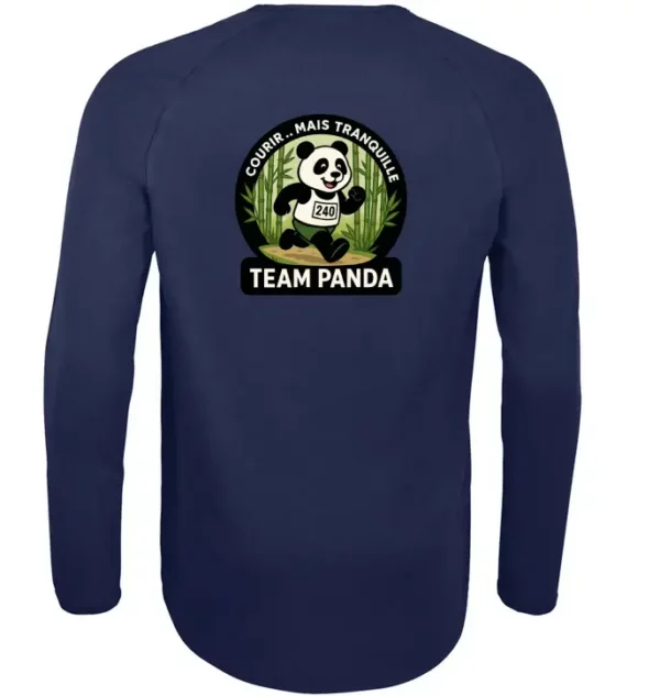 T-shirt manches longues – Team Panda – Image 3