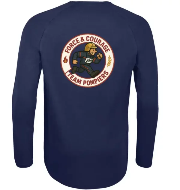 T-shirt manches longues – Team Pompiers – Image 10