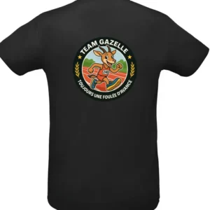 T-shirt Team Gazelle – "Toujours une foulée d’avance"