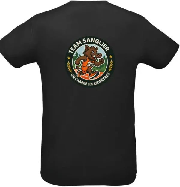 T-shirt Team Sanglier – "On charge les kilomètres" – Image 8