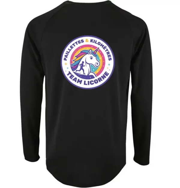 T-shirt manches longues – Team Licorne – Image 2