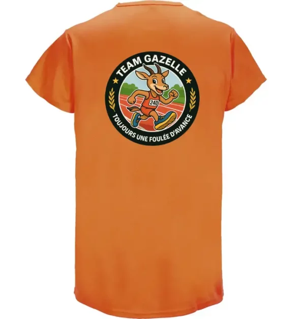 T-shirt Team Gazelle – "Toujours une foulée d’avance" – Image 7