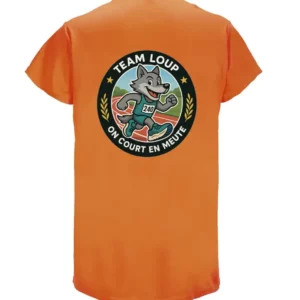 T-shirt Team Loup – "On court en meute"