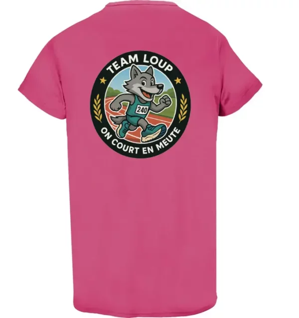 T-shirt Team Loup – "On court en meute" – Image 6