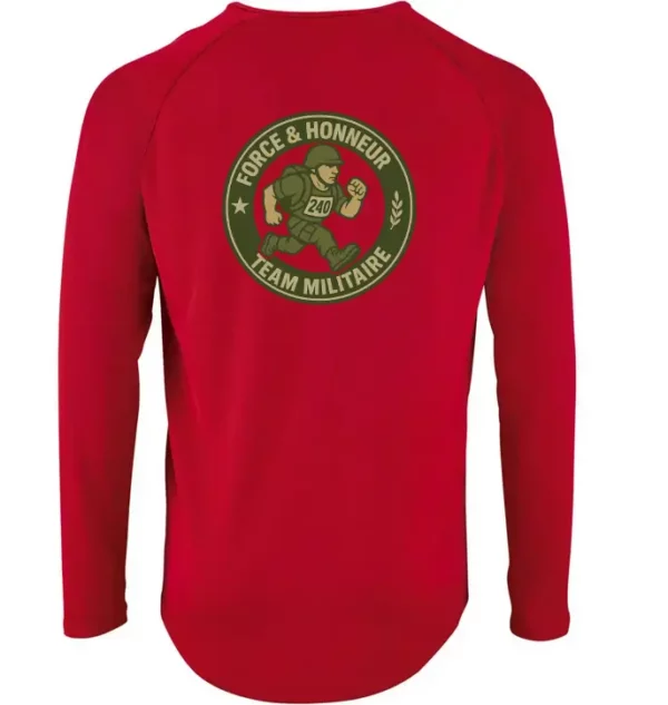 T-shirt manches longues – Team Militaire – Image 4