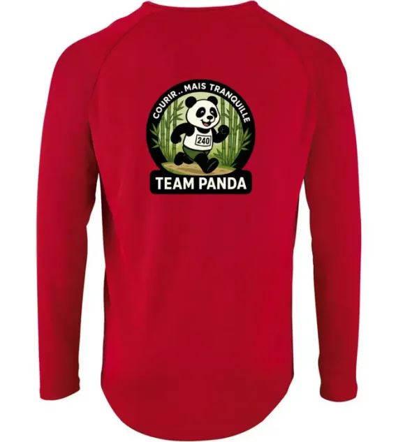 T-shirt manches longues – Team Panda – Image 5