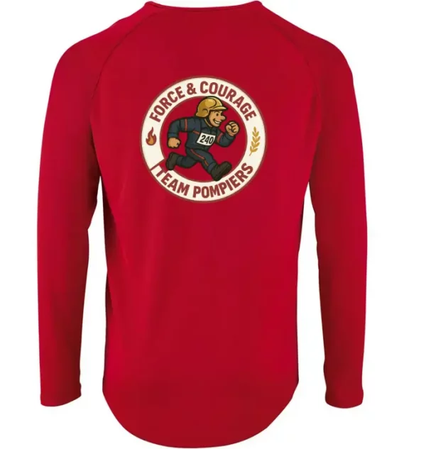 T-shirt manches longues – Team Pompiers