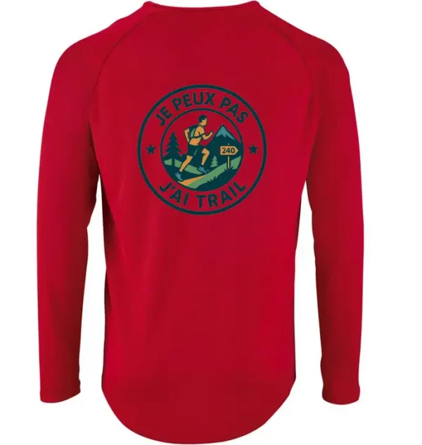 T-shirt manches longues – Team Trail – Image 2