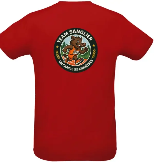 T-shirt Team Sanglier – "On charge les kilomètres" – Image 5