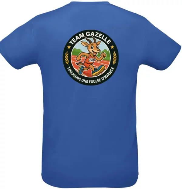 T-shirt Team Gazelle – "Toujours une foulée d’avance" – Image 4