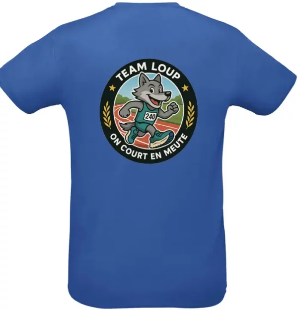 T-shirt Team Loup – "On court en meute" – Image 4