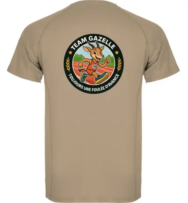 T-shirt Team Gazelle – "Toujours une foulée d’avance" – Image 3