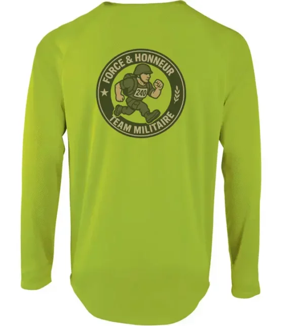 T-shirt manches longues – Team Militaire – Image 5