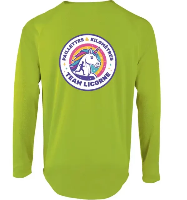 T-shirt manches longues – Team Licorne – Image 4
