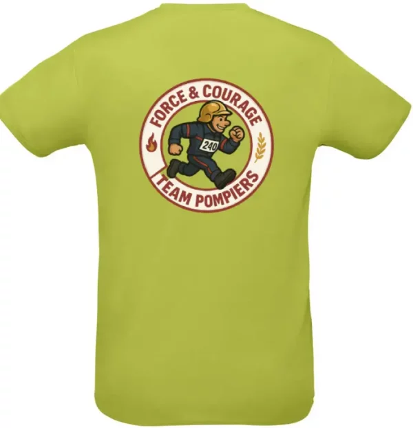 T-shirt Team Pompiers – Image 6
