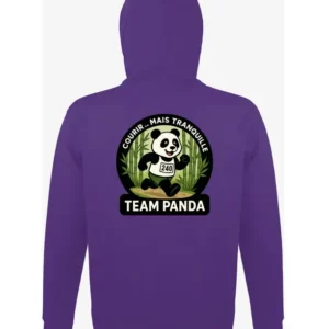 Hoodie Team Panda – Courir… mais tranquille