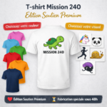 T-shirt Mission 240 — Édition Soutien Premium