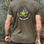 T-shirt Team Tortue - Vert Armée