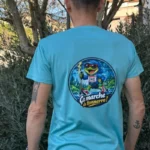 T-shirt Marcheur - Bleu