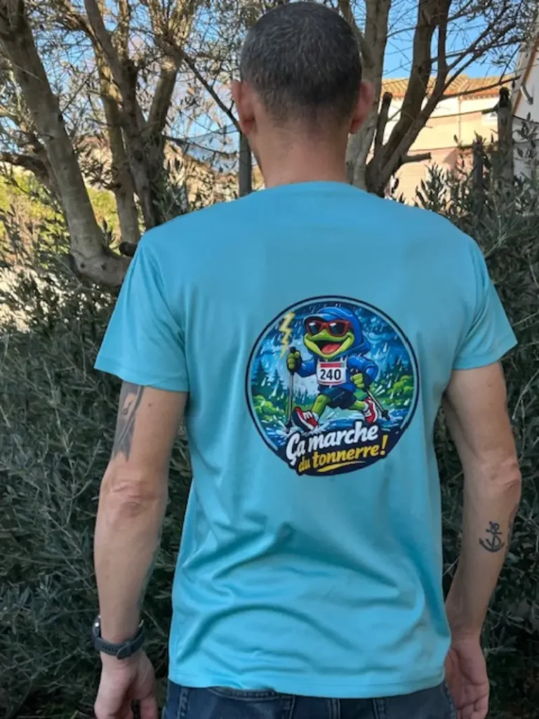 T-shirt Marcheur - Orage
