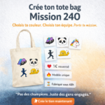 Tote Bag Mission 240 — Édition Soutien