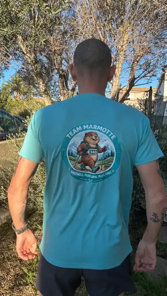 T-shirt Marcheur Marmotte