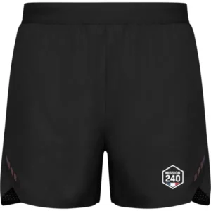 Short technique homme respirant avec poche zippée