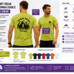 T-shirt personnalisable dos + cœur