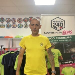 T-shirt Jaune - Taille S - Personnalisable Mission 240