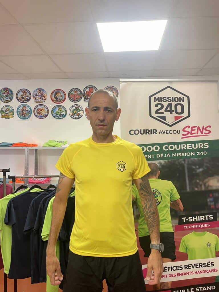 T-shirt Jaune - Taille S - Personnalisable Mission 240